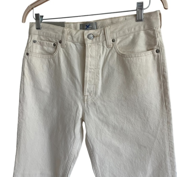 Everlane The Rigid Slouch Jean, Ecru, Size 32 - Picture 8 of 13